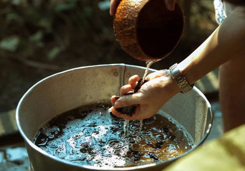 Cách nấu nước bồ kết gội dầu